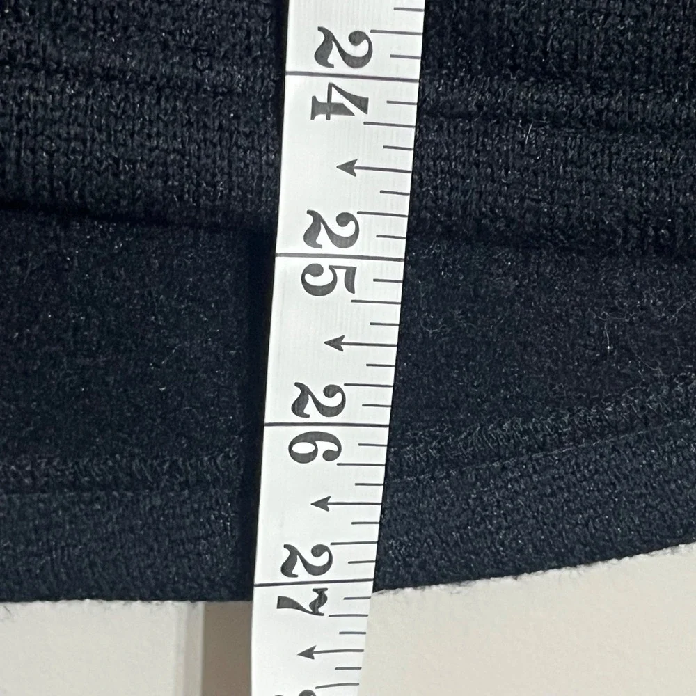Orvis Mens Full Zip Fleece Jacket Black Sweater Knit‎ Size Small RN 70534